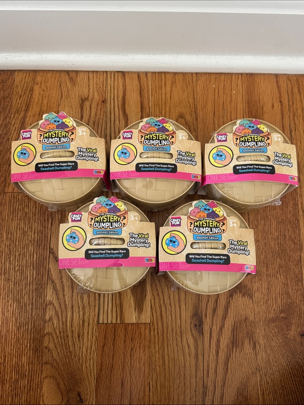 Mystery Dumpling Seashell Edition Five below Surprise Toy lot of 5